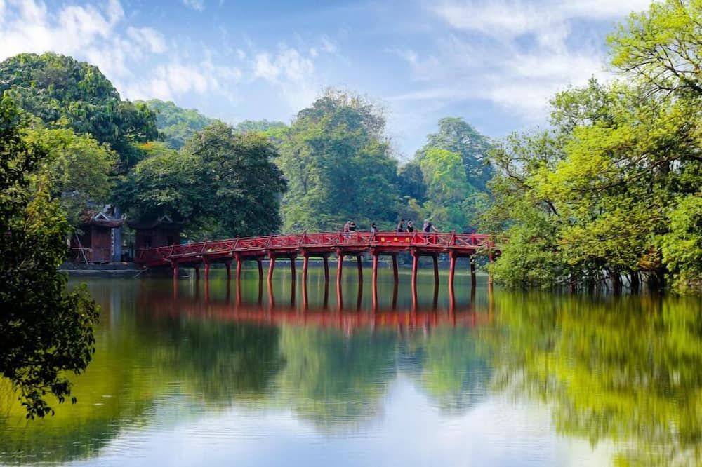 Pemandangan luar