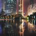 Pemandangan luar