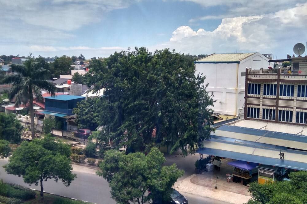 Pemandangan luar