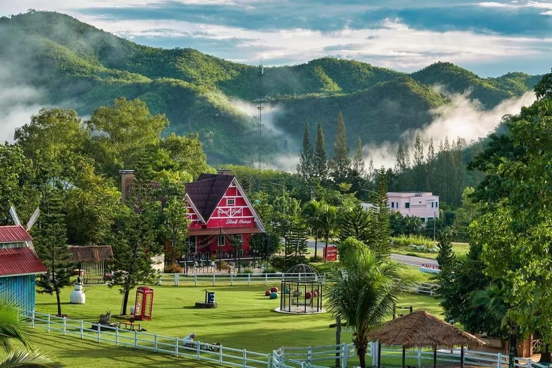 Pemandangan luar