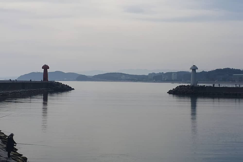 Pemandangan luar