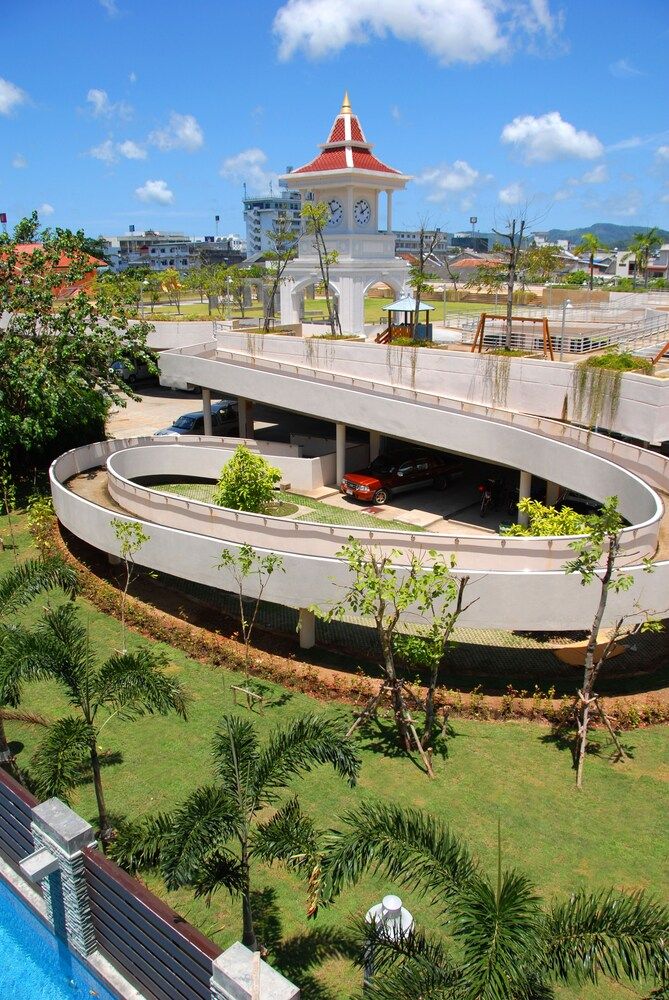 Pemandangan luar