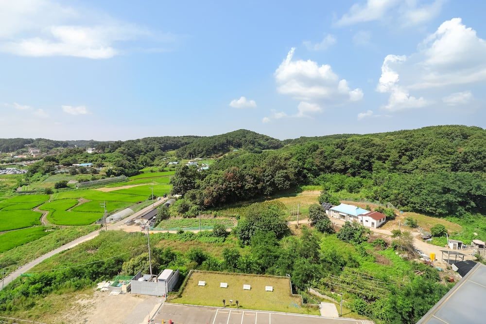 Pemandangan luar