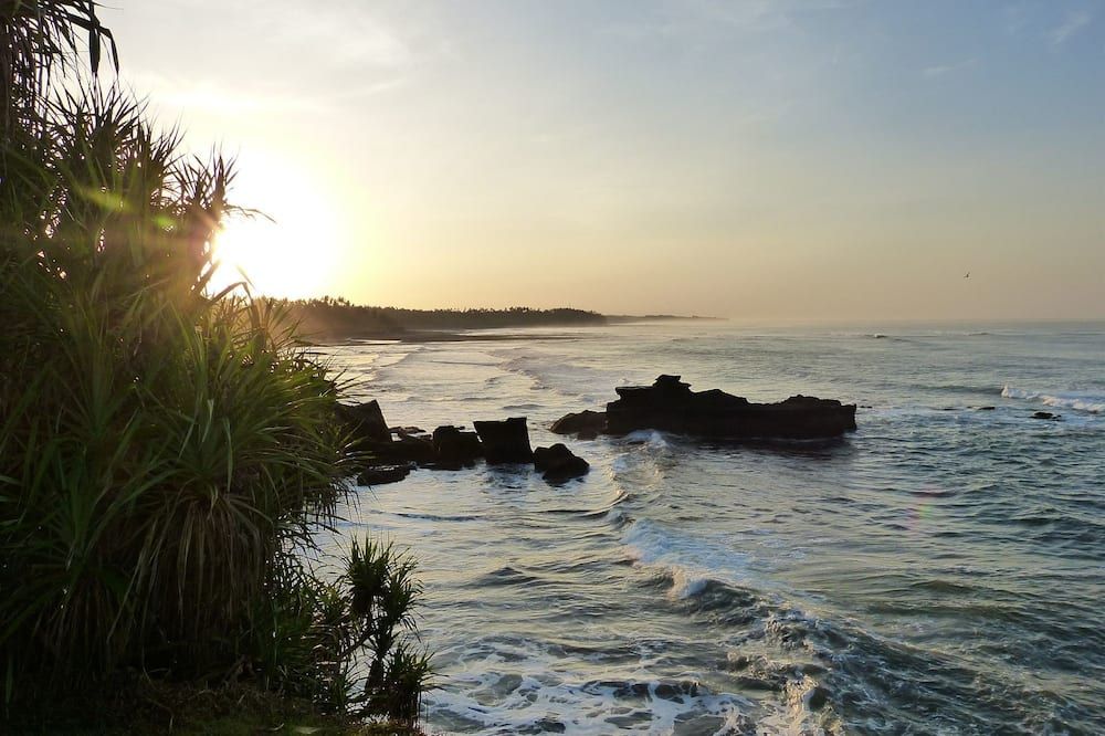 Pemandangan luar