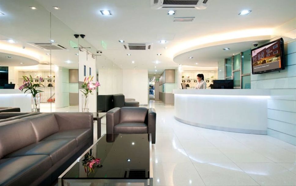 Meja Penyambut Tetamu Gambar