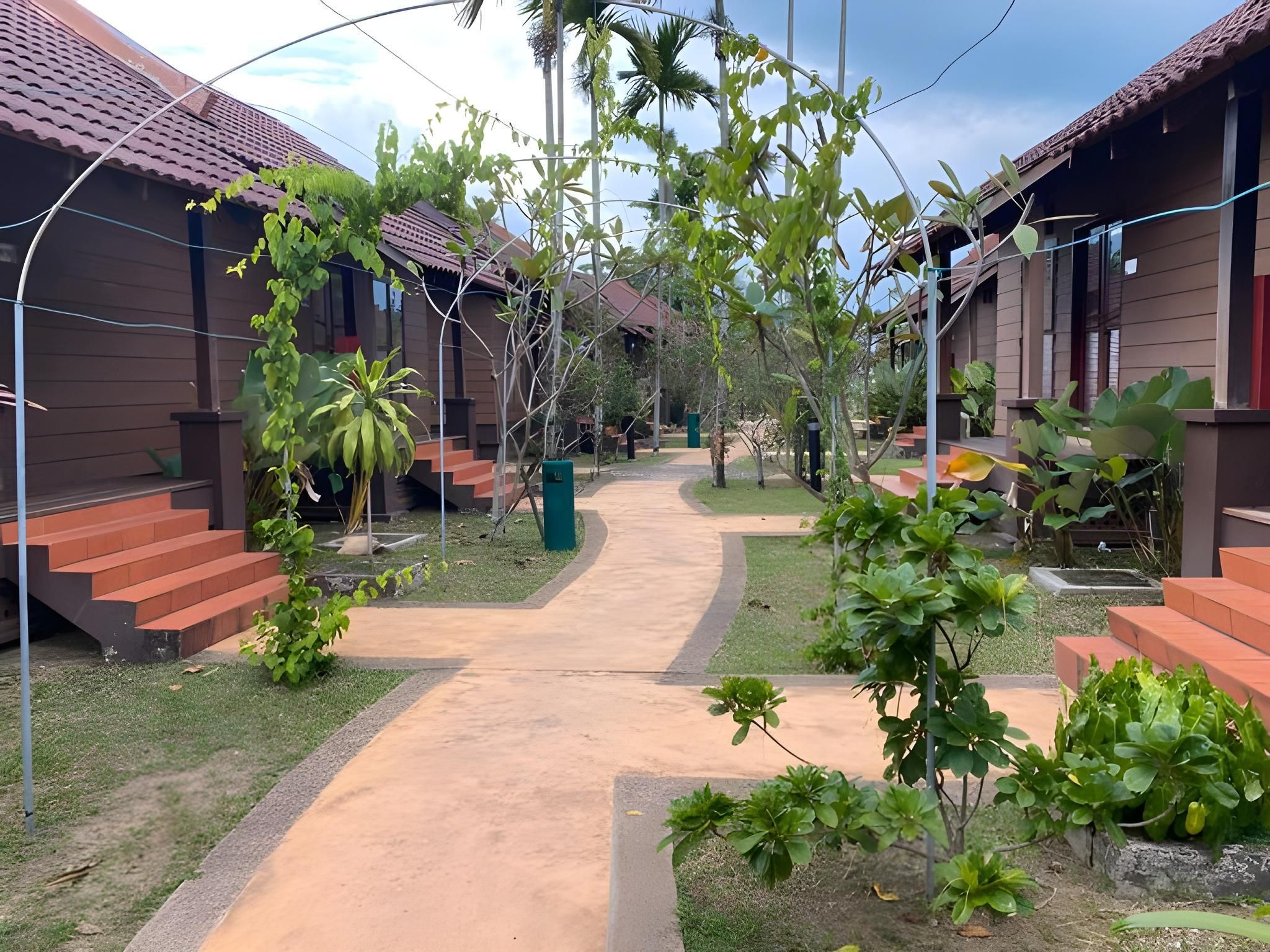 Pemandangan luar