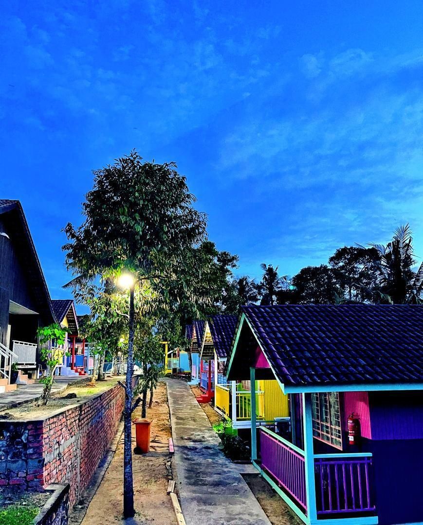 Pemandangan luar