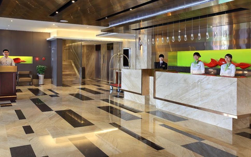 Meja Penyambut Tetamu Gambar