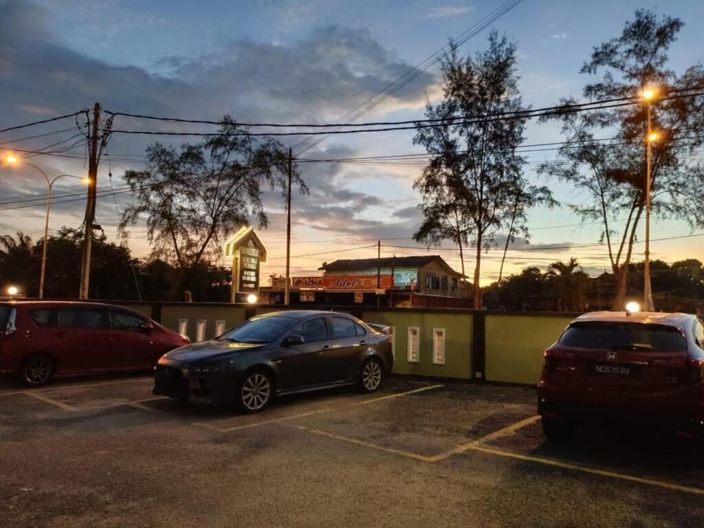 Pemandangan luar