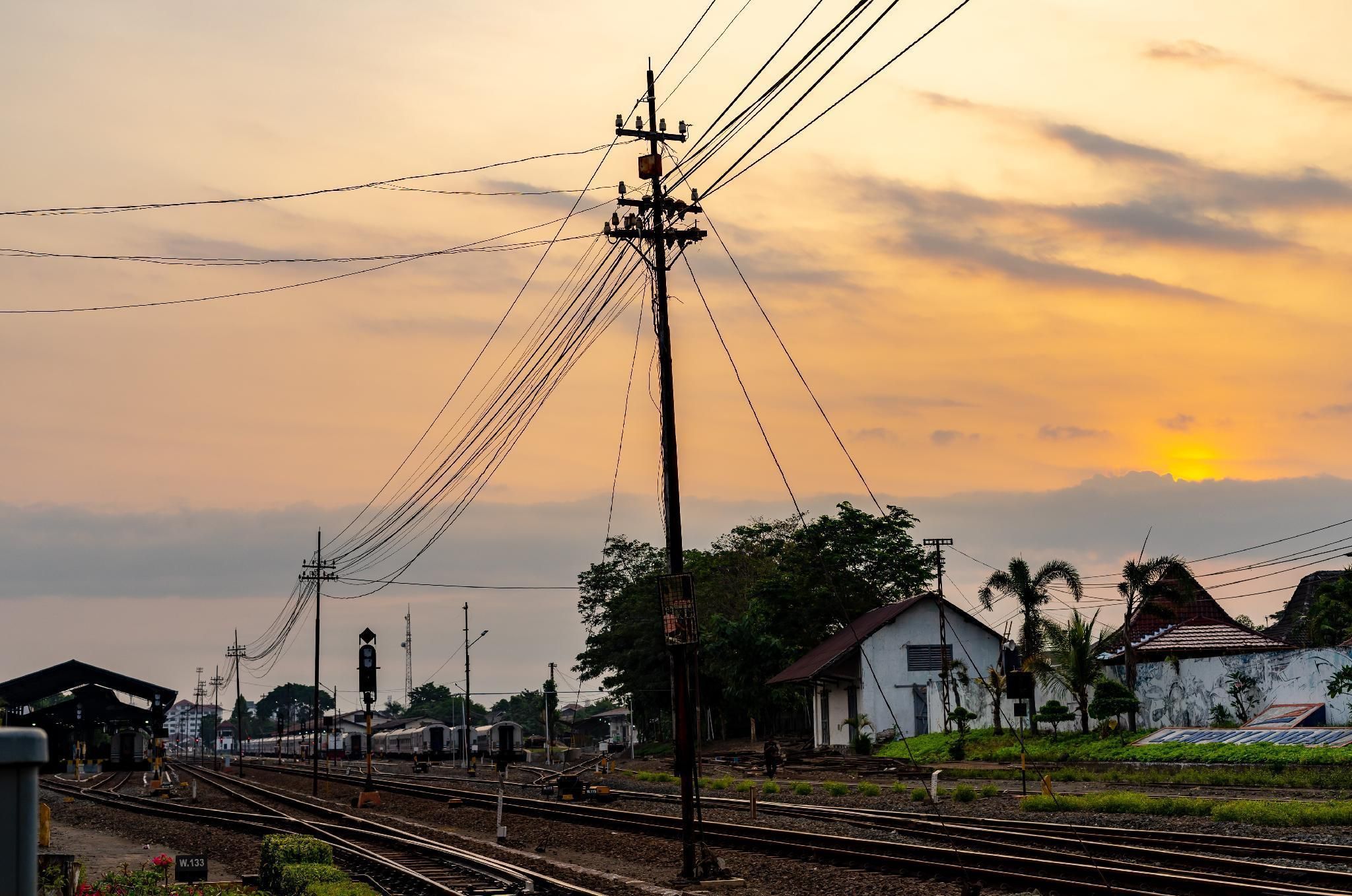 Pemandangan luar