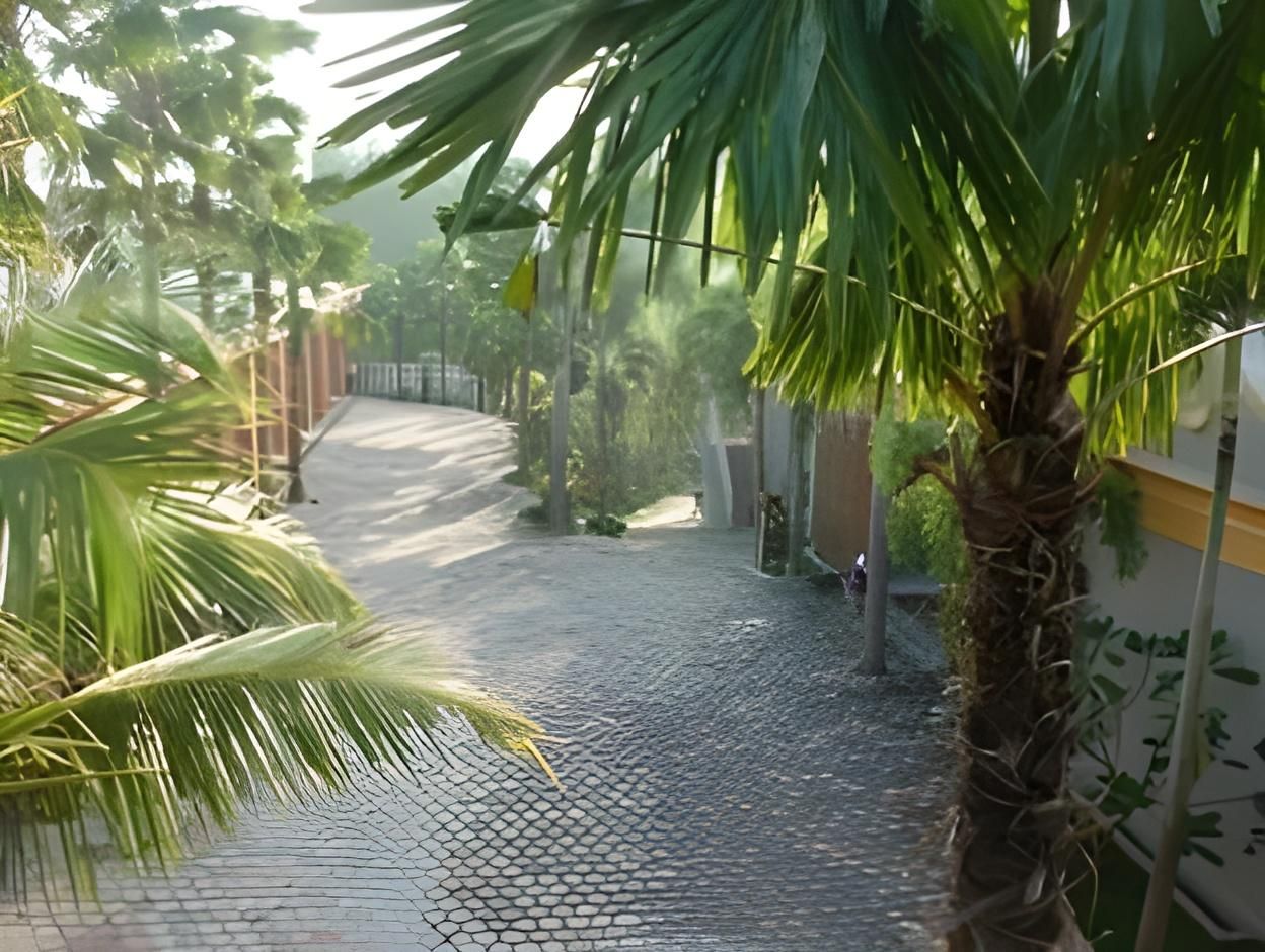 Pemandangan luar