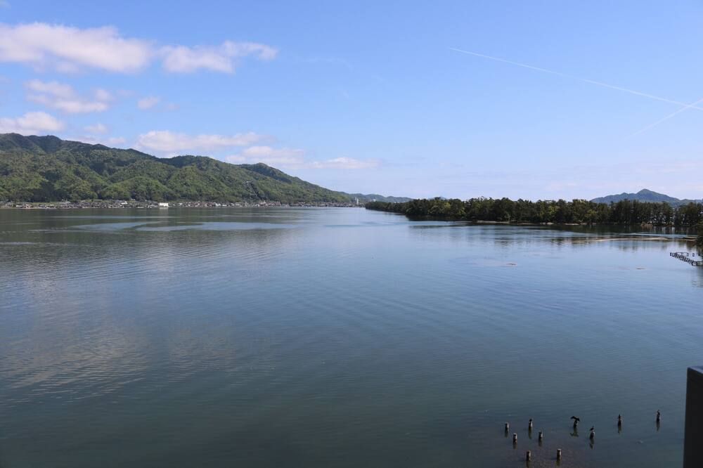 Pemandangan luar