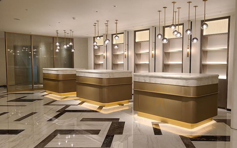 Meja Penyambut Tetamu Gambar