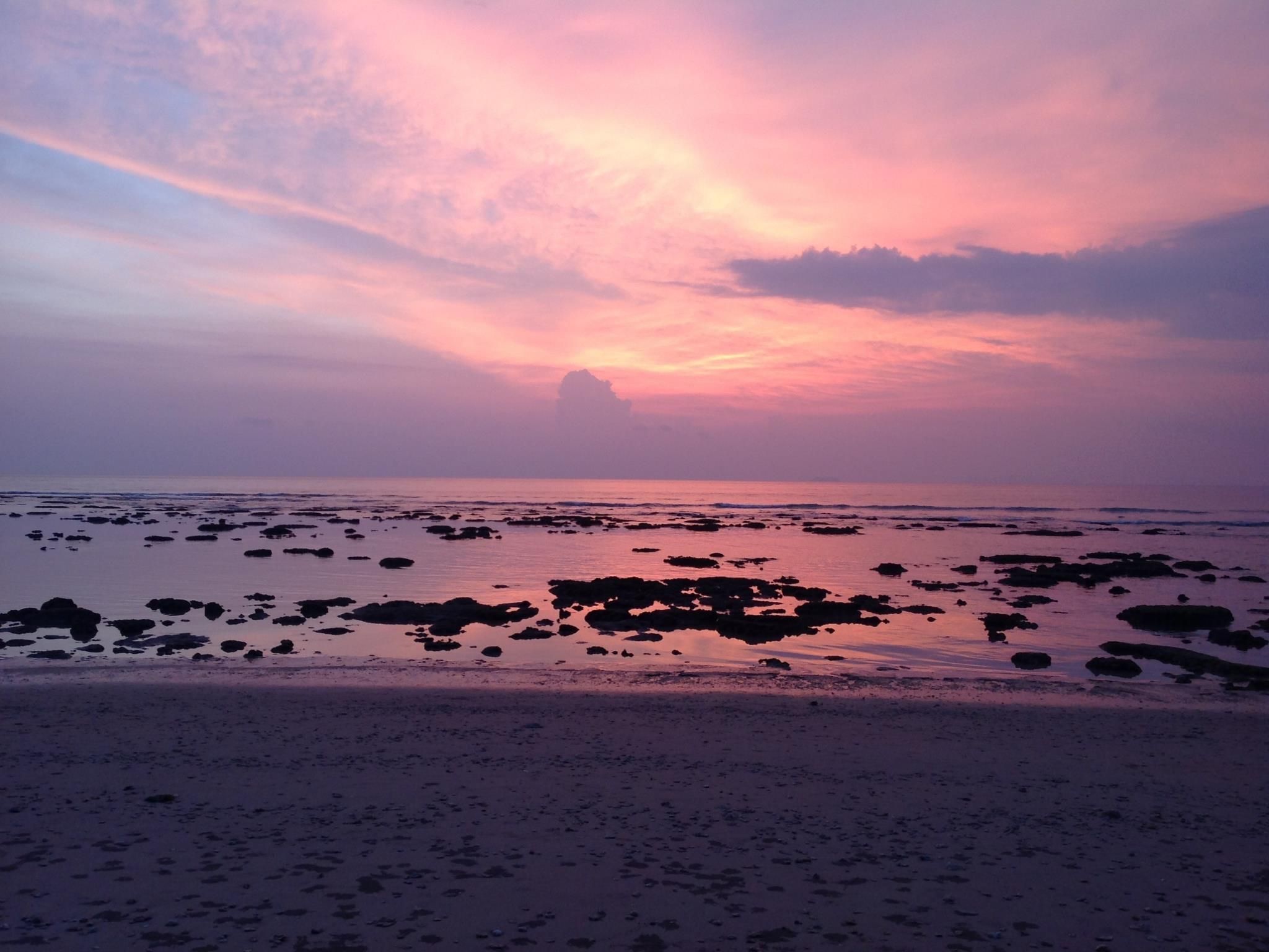 Pemandangan luar