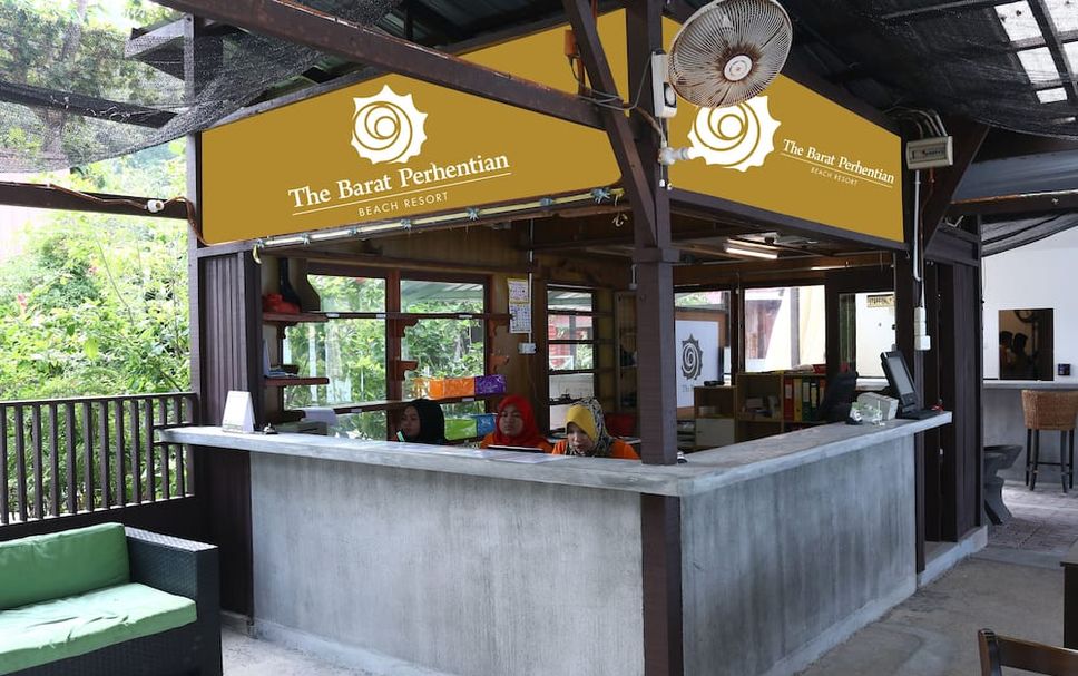 Meja Penyambut Tetamu Gambar