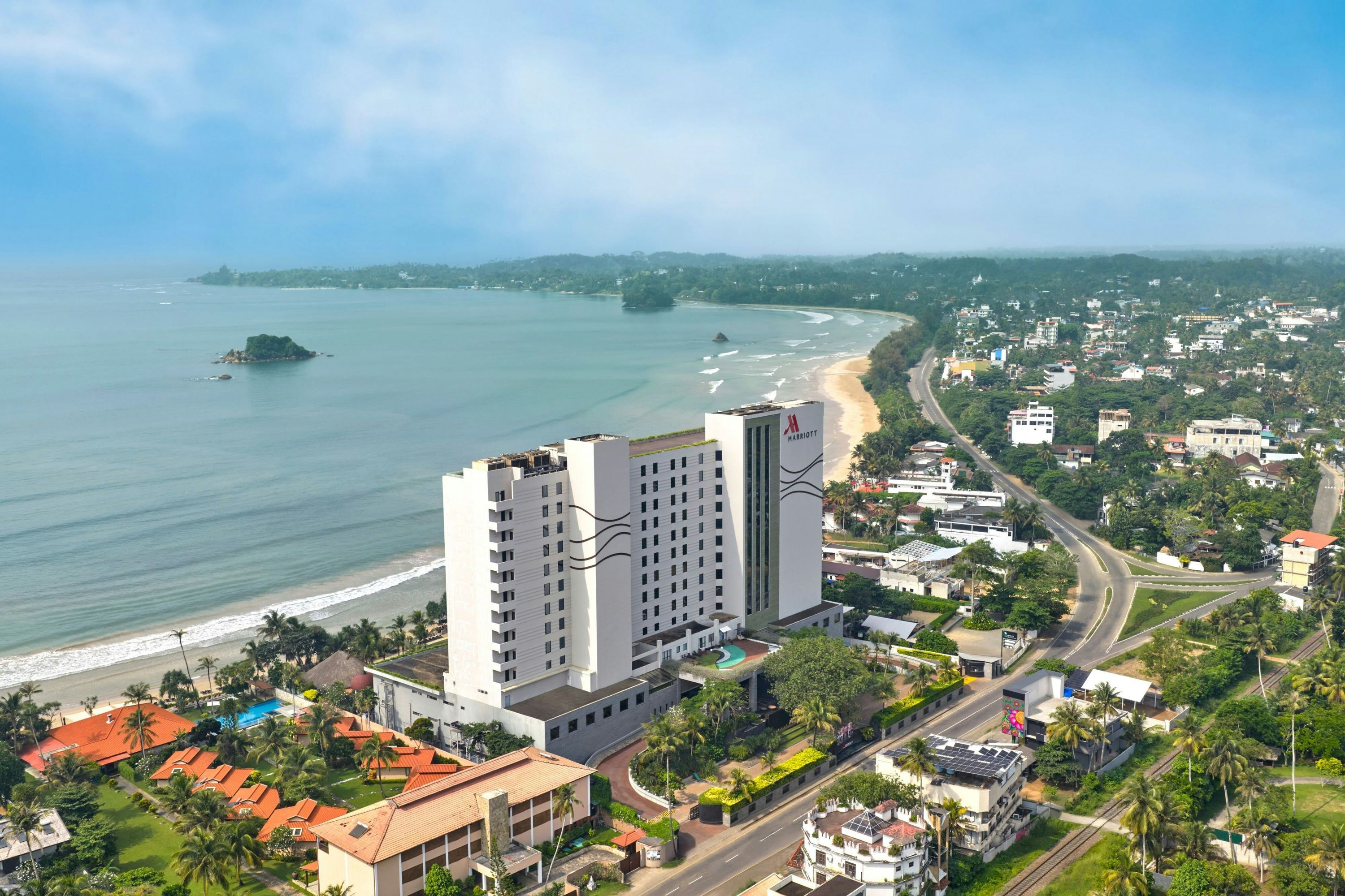 Pemandangan luar