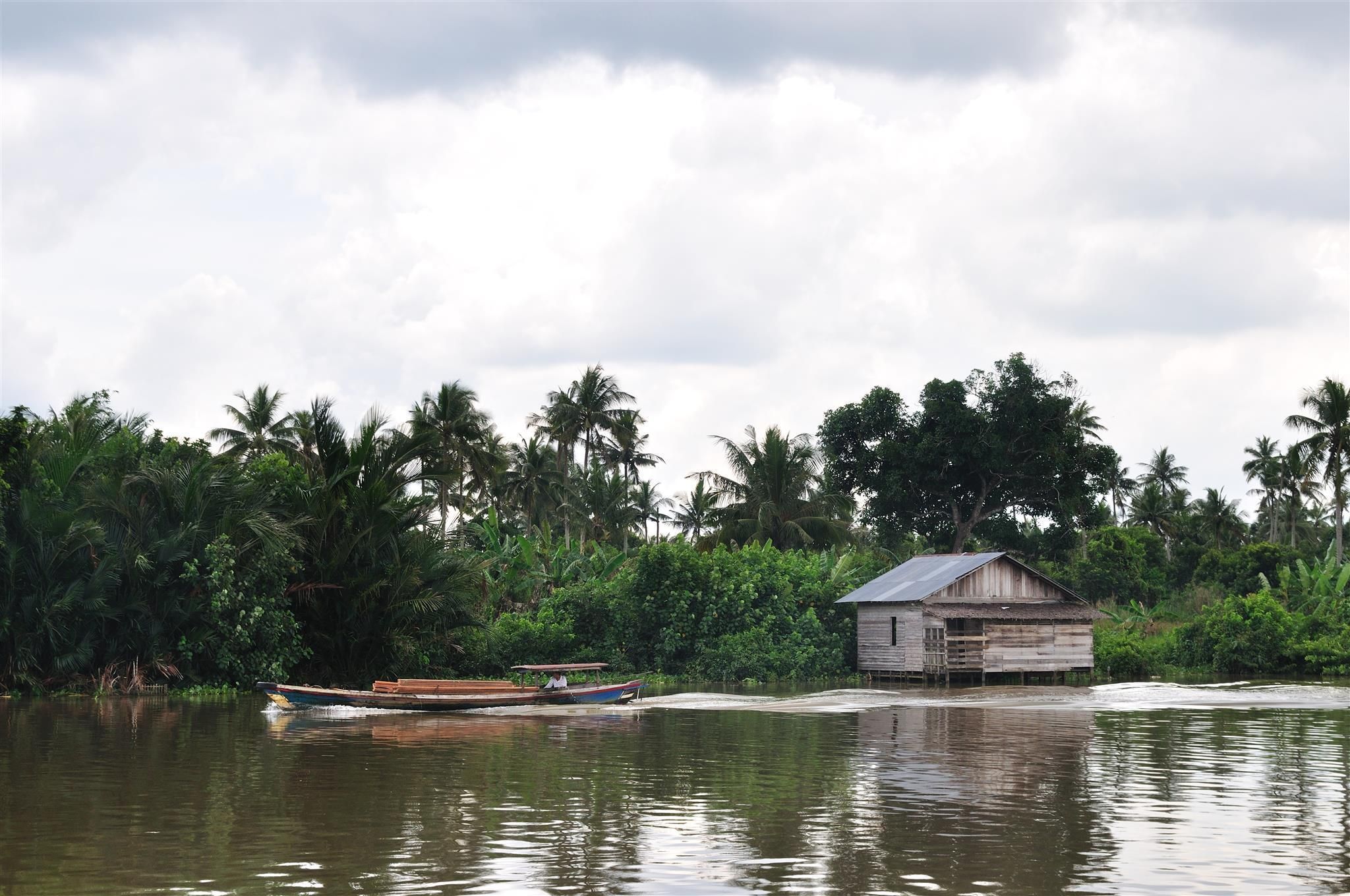 Pemandangan luar