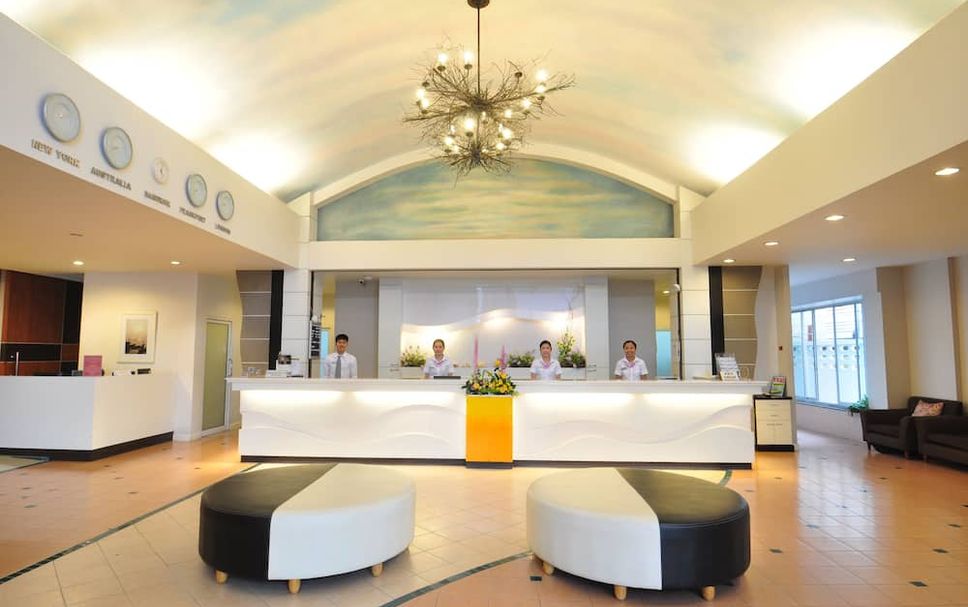 Meja Penyambut Tetamu Gambar