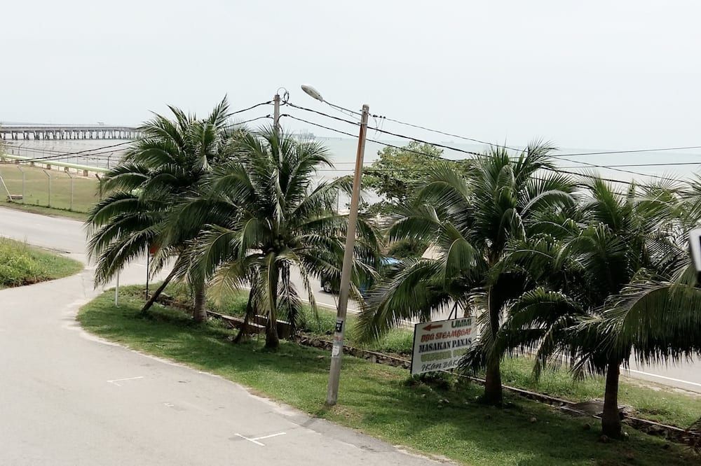 Pemandangan luar