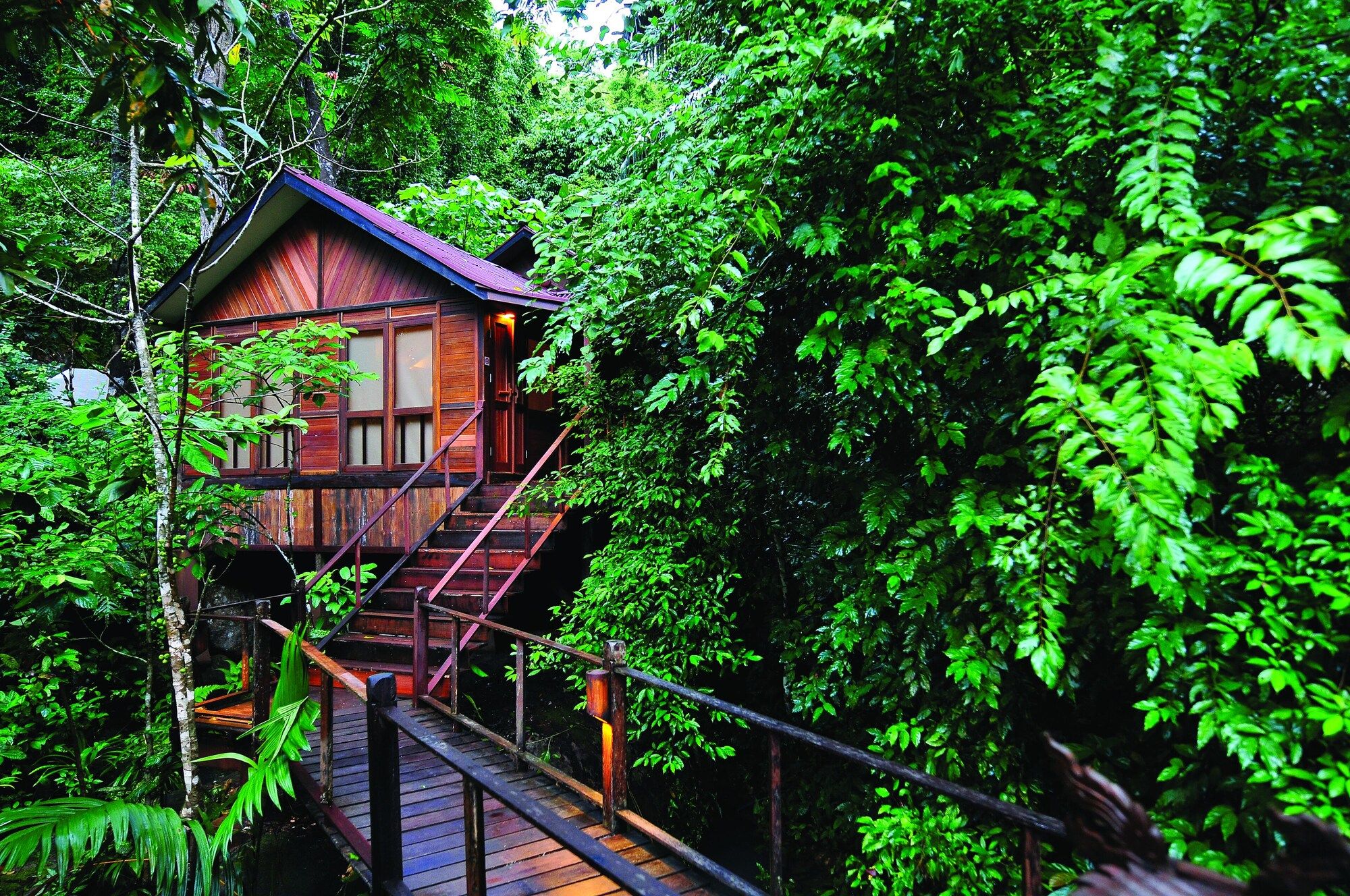 Pemandangan luar