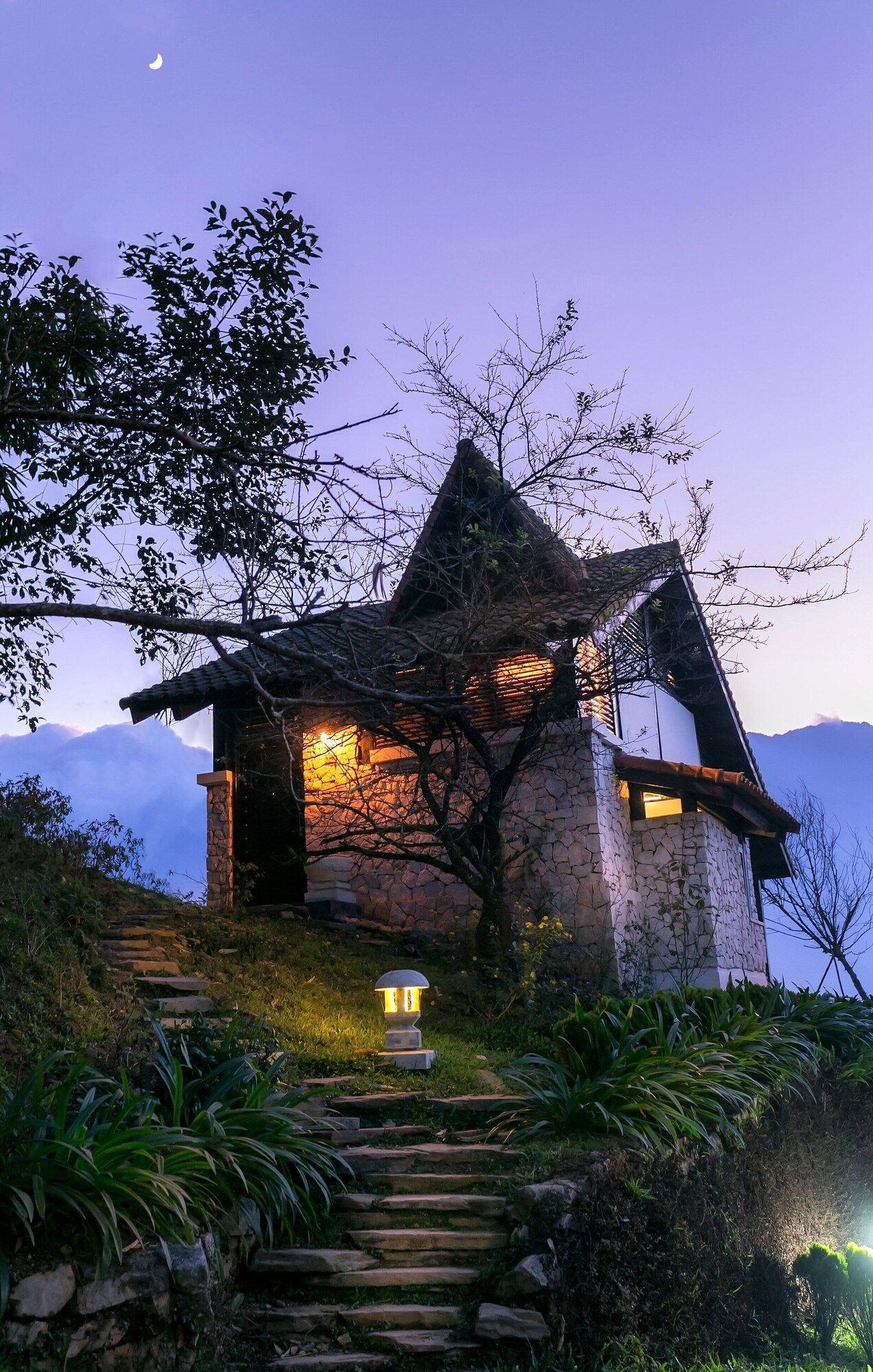Pemandangan luar