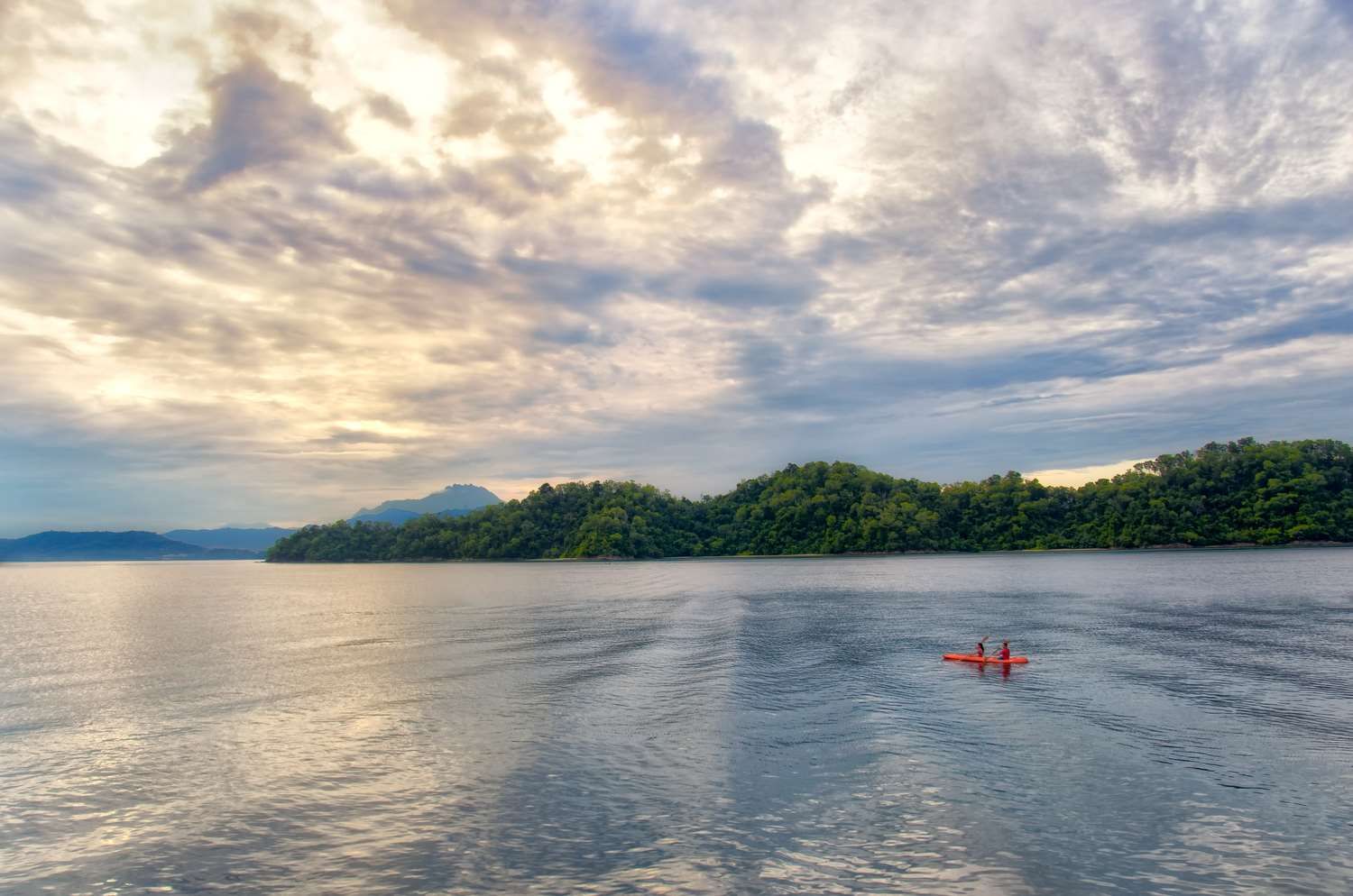 Pemandangan luar
