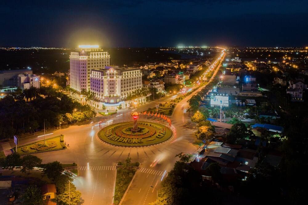 Pemandangan luar