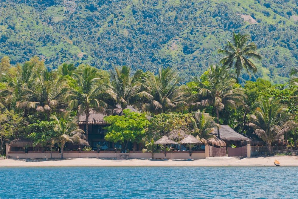 Pemandangan luar