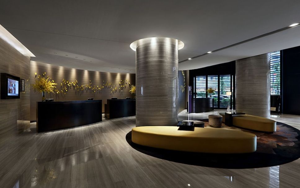 Meja Penyambut Tetamu Gambar