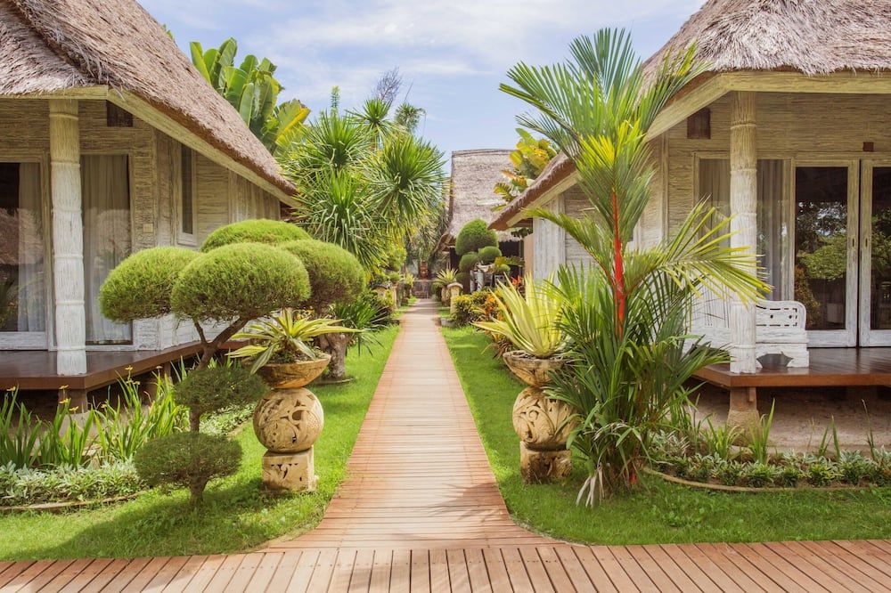 Pemandangan luar