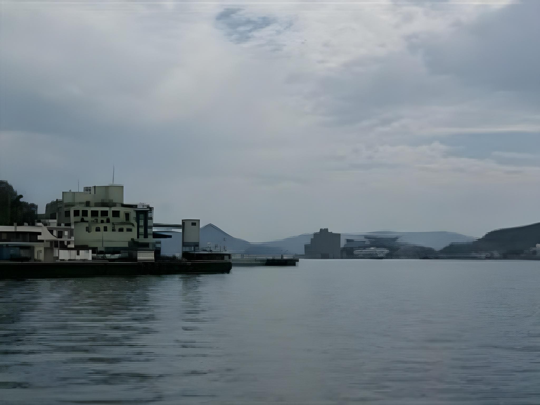 Pemandangan luar