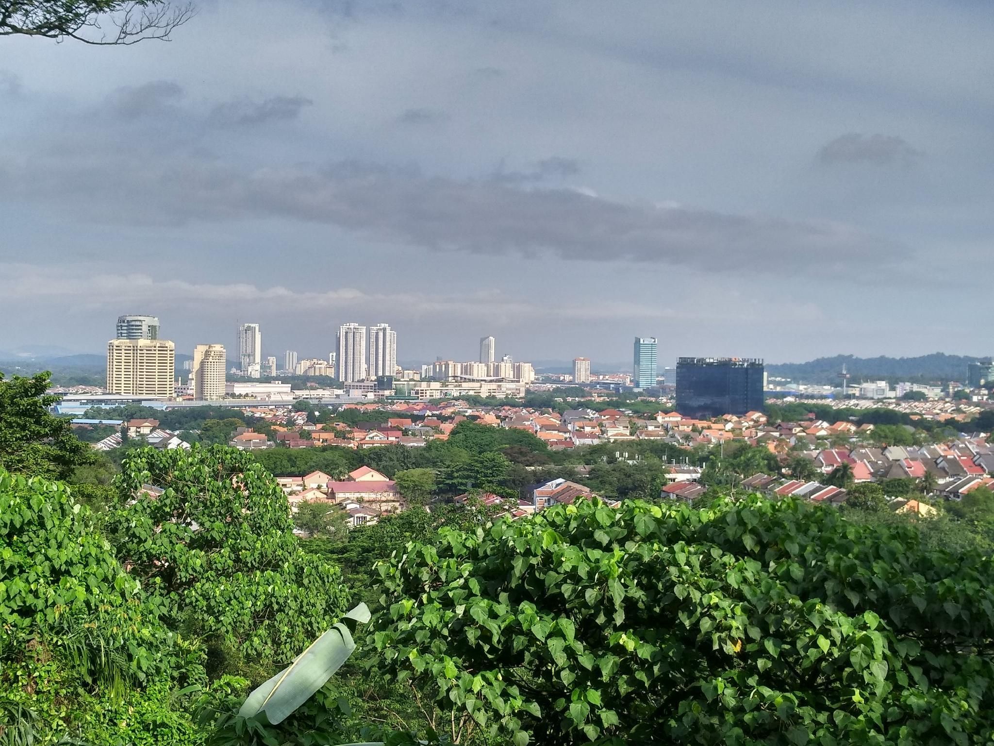 Pemandangan luar