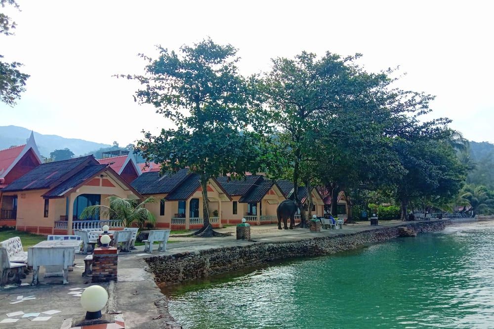 Pemandangan luar