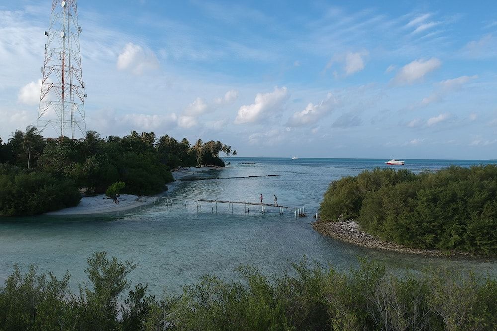 Pemandangan luar