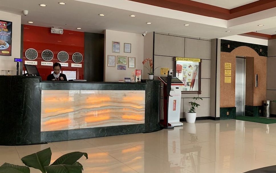 Meja Penyambut Tetamu Gambar