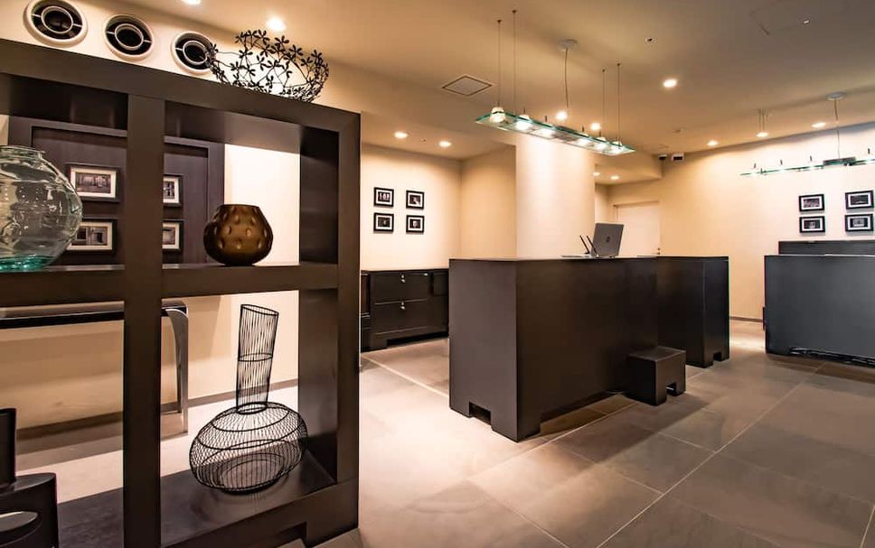 Meja Penyambut Tetamu Gambar