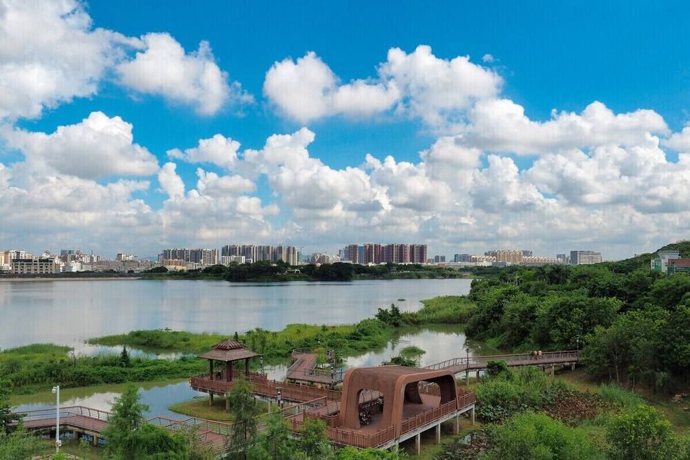 Pemandangan luar